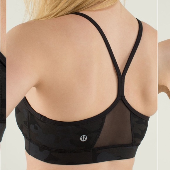 Lululemon Flow Y Bra IV Camo Sports Bra - Picture 1 of 6